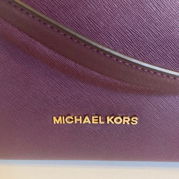 🌺 NWT Authentic Michael Kors Leather Satchel - Picture 4 of 16